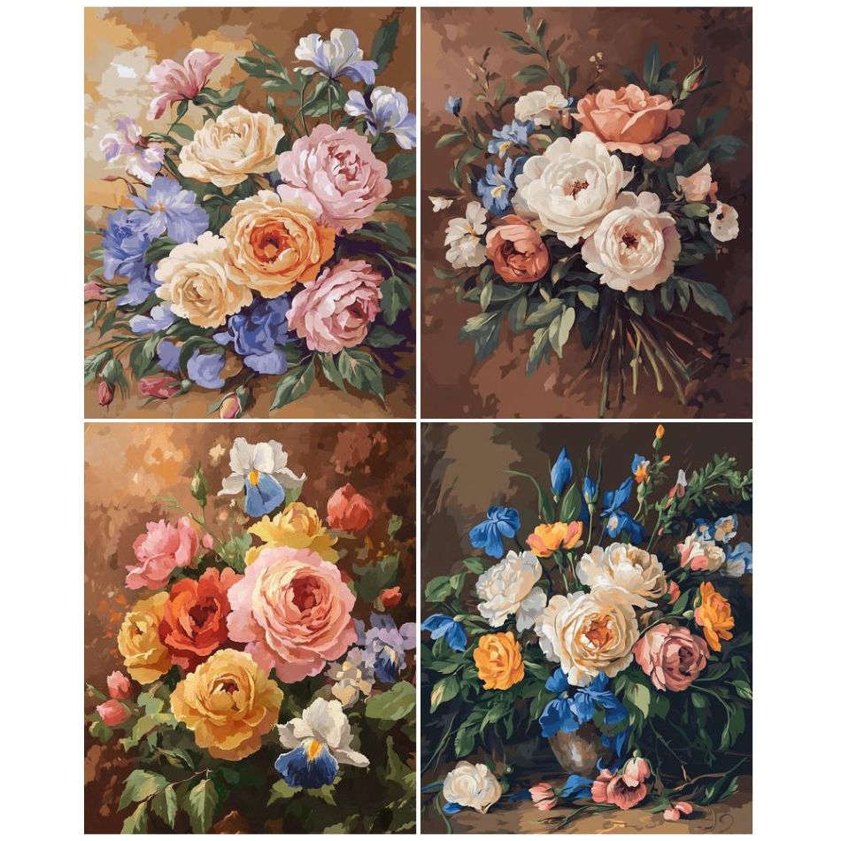 Resin Art Unique Ideas - CHENISTORY Flower 5d Diamond Painting Kits