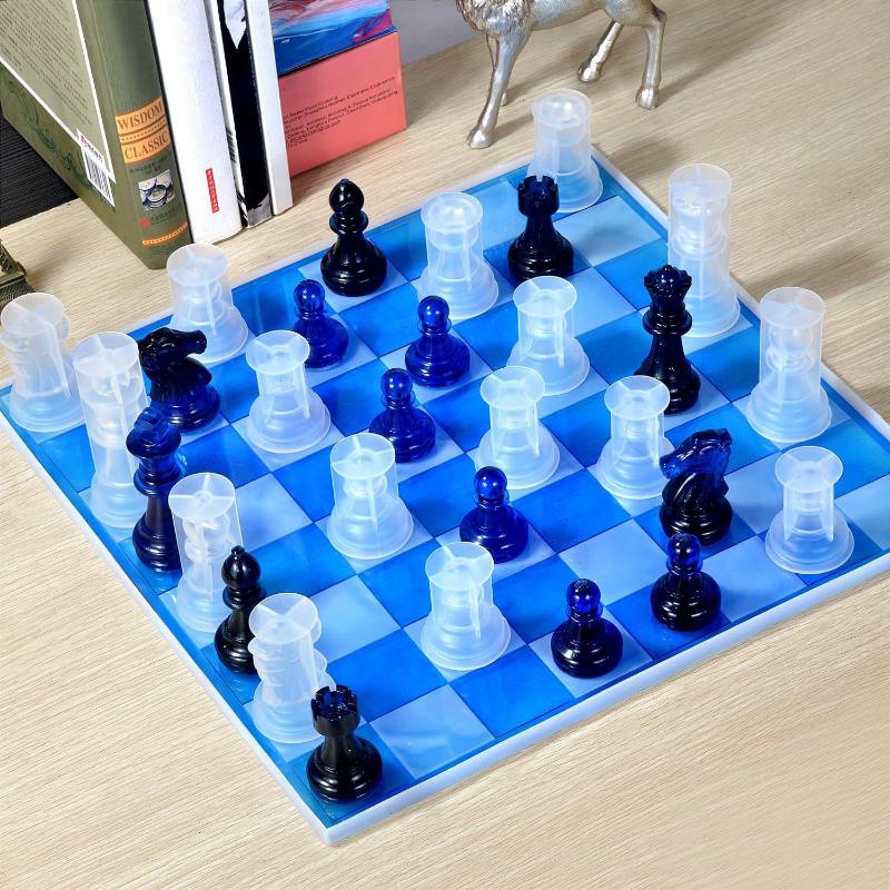 Resin Chess Set Mold With Ches - Resin Art Kit With Molds recension och pris