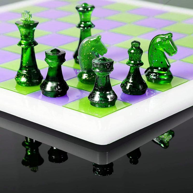 Resin Chess Set Mold With Ches - Resin Art Kit With Molds recension och pris