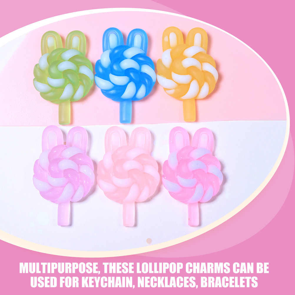 24Pcs Cute Cartoon Lollipop Ch - Resin Art Supplies recension och pris