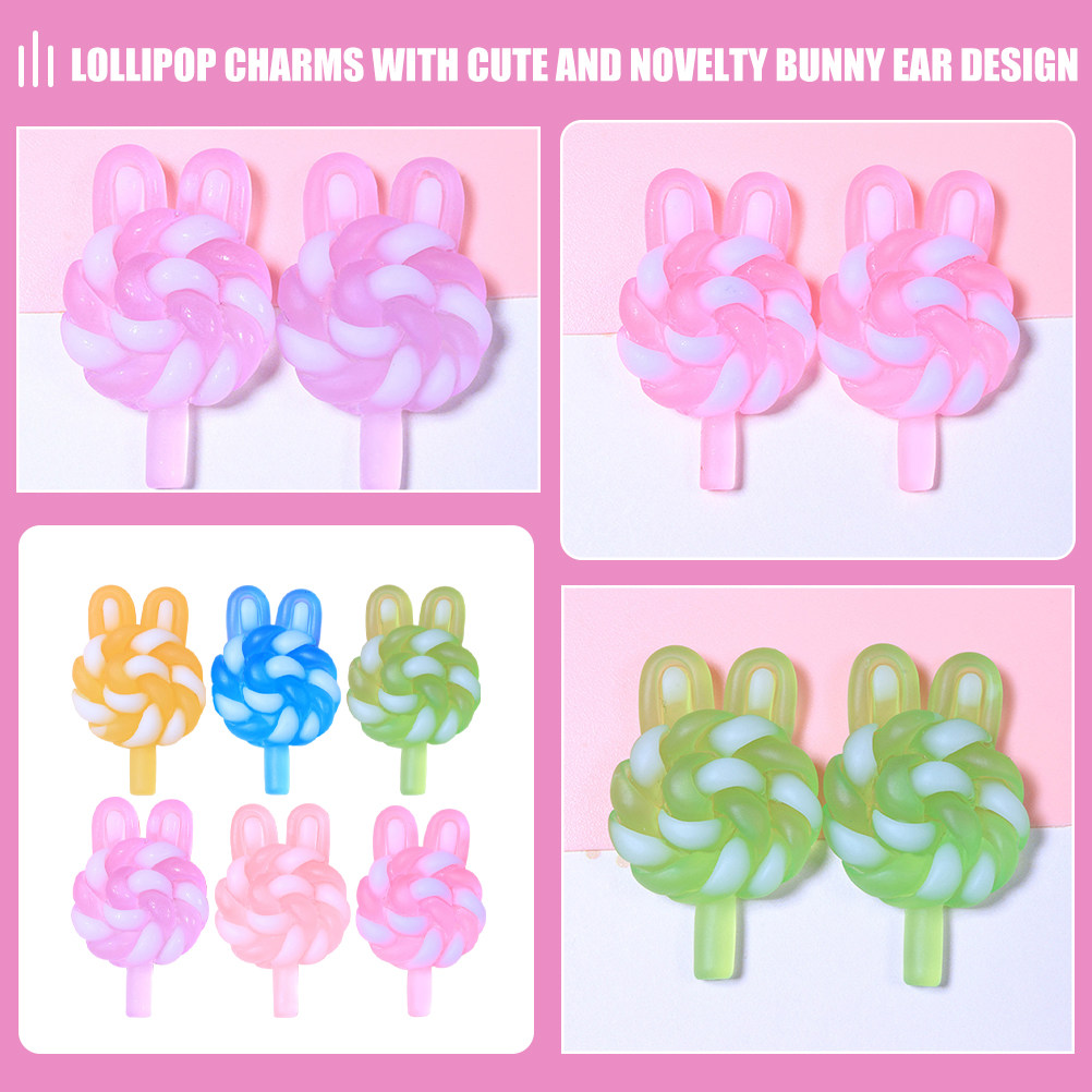24Pcs Cute Cartoon Lollipop Ch - Resin Art Supplies recension och pris
