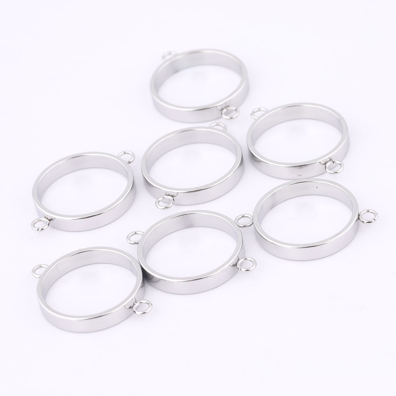 10pcs Stainless Steel 14mm Ope - Resin Art Bracelet recension och pris