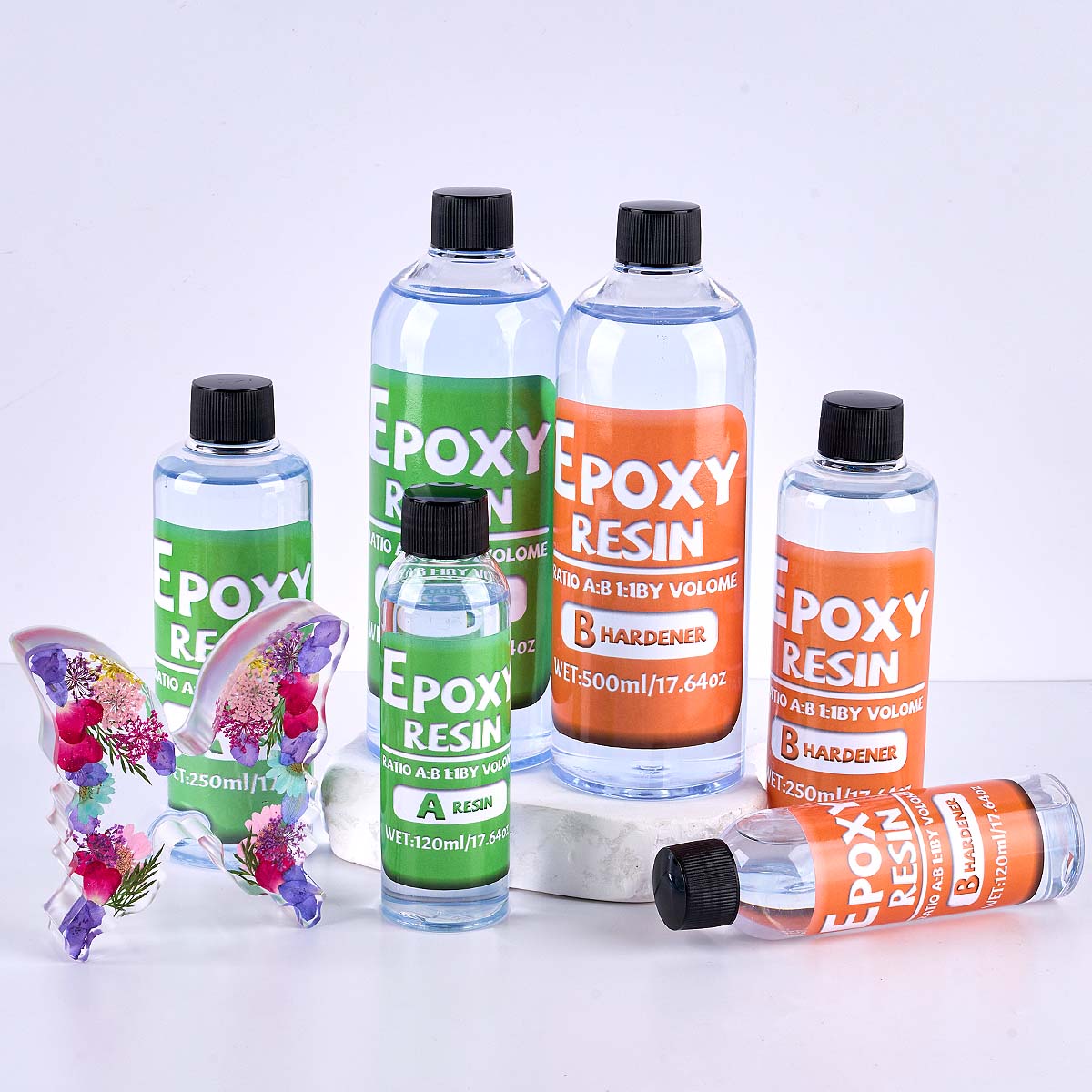 1:1 Ratio Epoxy Resin Kit Anti - Resin Art Kit With Molds recension och pris