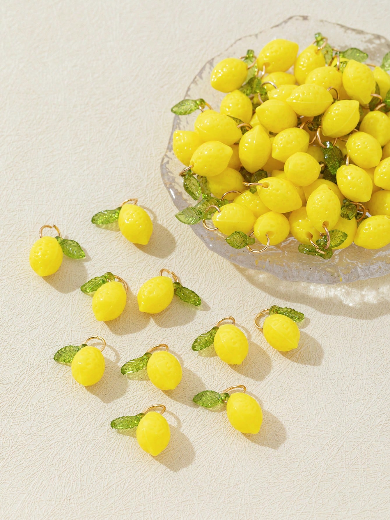 10Pcs 3D Lemon Resin Charms Pe - Resin Art Bracelet recension och pris