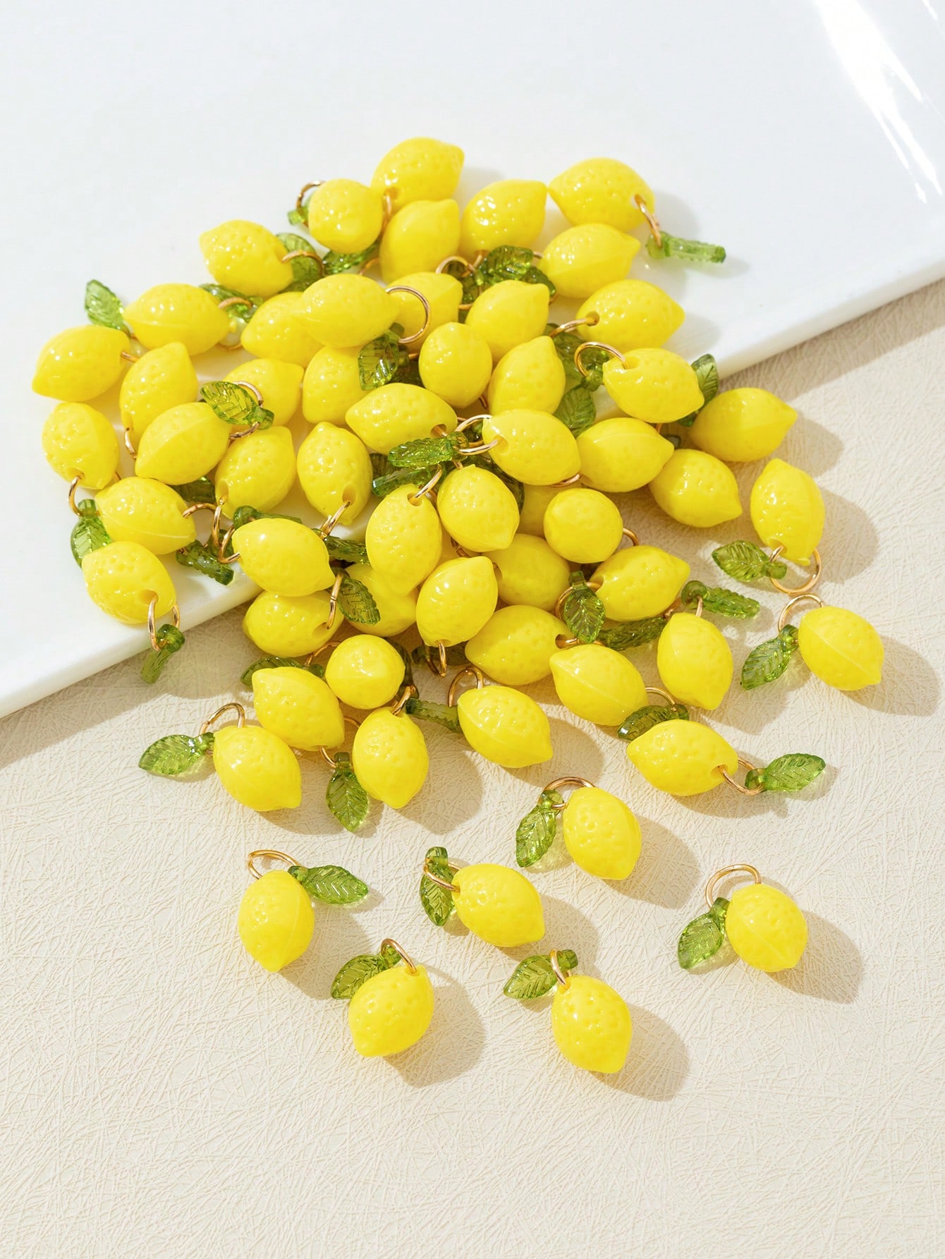 10Pcs 3D Lemon Resin Charms Pe - Resin Art Bracelet recension och pris