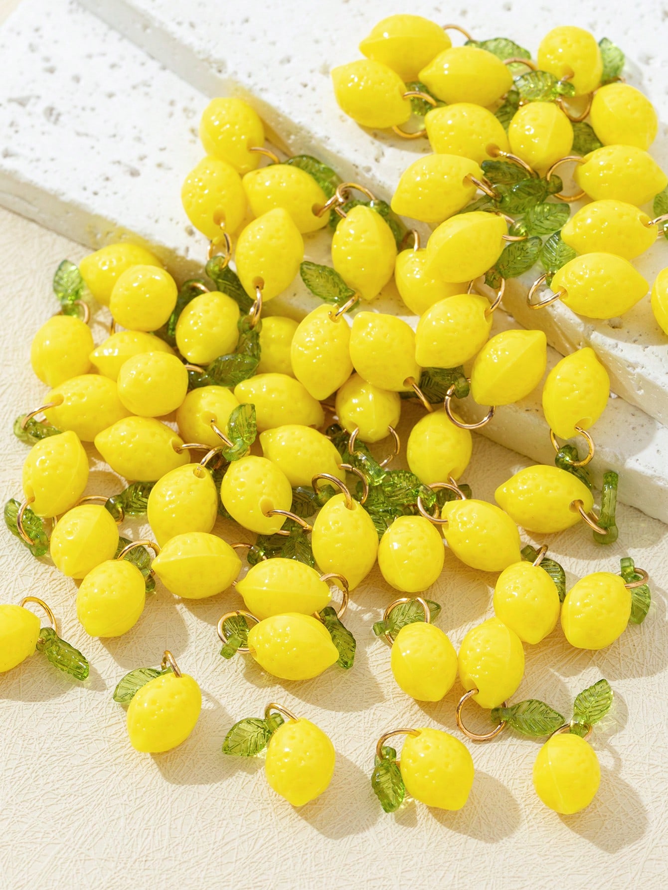 10Pcs 3D Lemon Resin Charms Pe - Resin Art Bracelet recension och pris