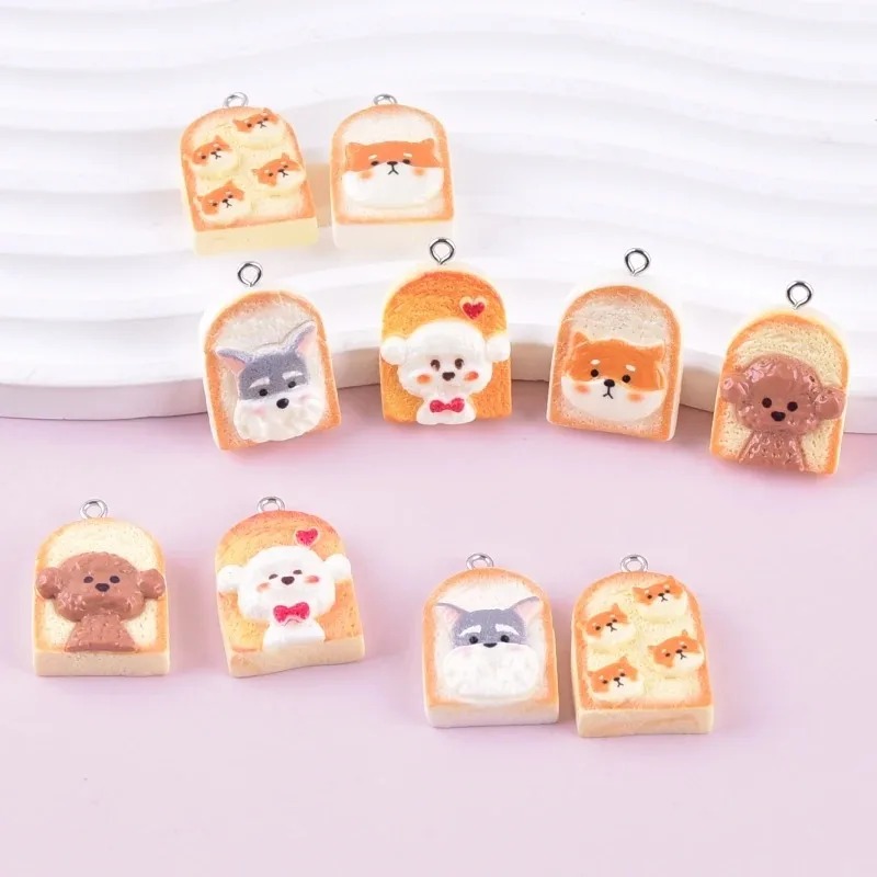 10Pcs Cute Toast Dog Resin Pen - Resin Art Supplies recension och pris