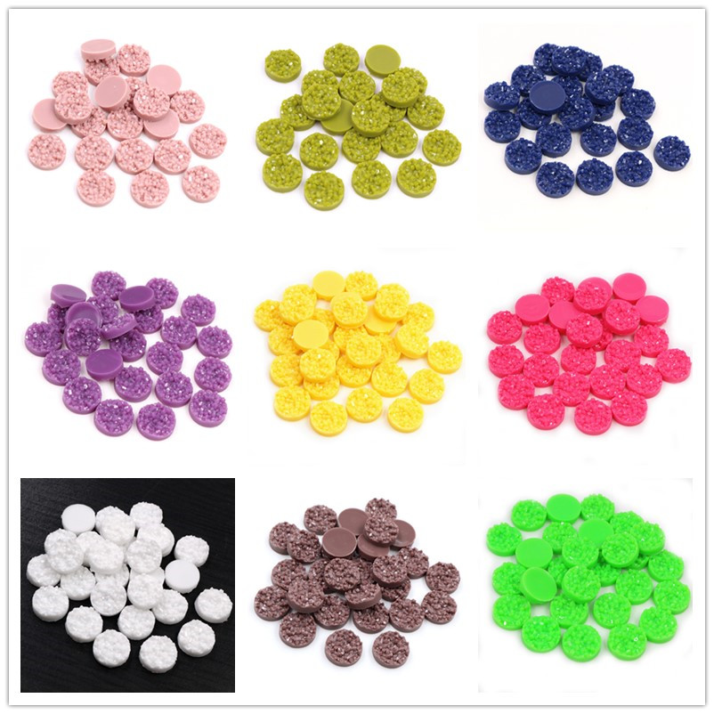 40pcs Resin Druzy Cabochons Do - Resin Art Supplies Near Me recension och pris