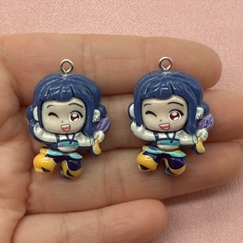 10pcs resin cartoon pendant, D - Resin Art Supplies Near Me recension och pris