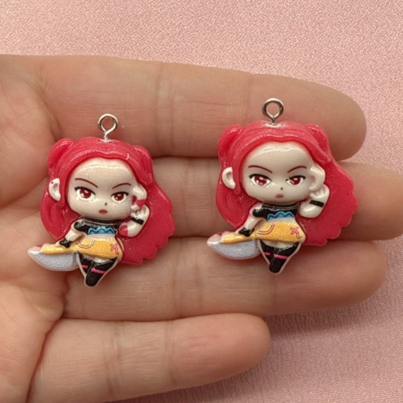 10pcs resin cartoon pendant, D - Resin Art Supplies Near Me recension och pris