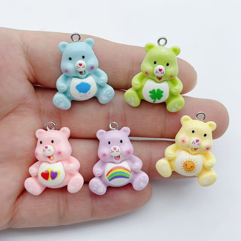 10pcs cartoon animal charm pen - Resin Art Pendant recension och pris