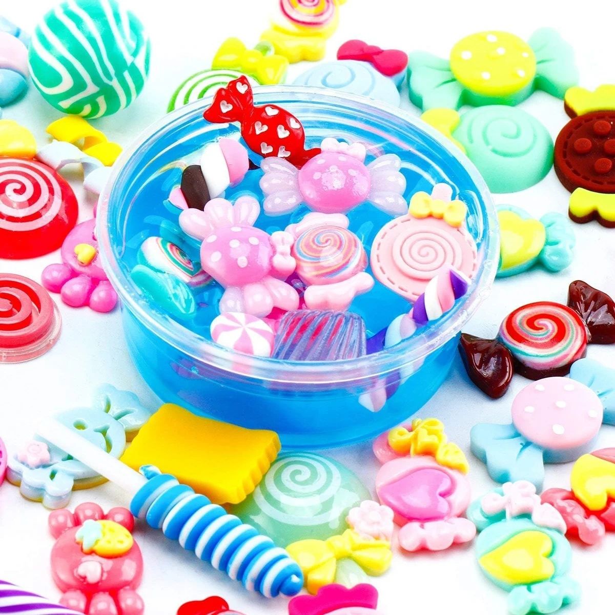 30pcs Random Candy Slime Charm - Resin Art Supplies recension och pris