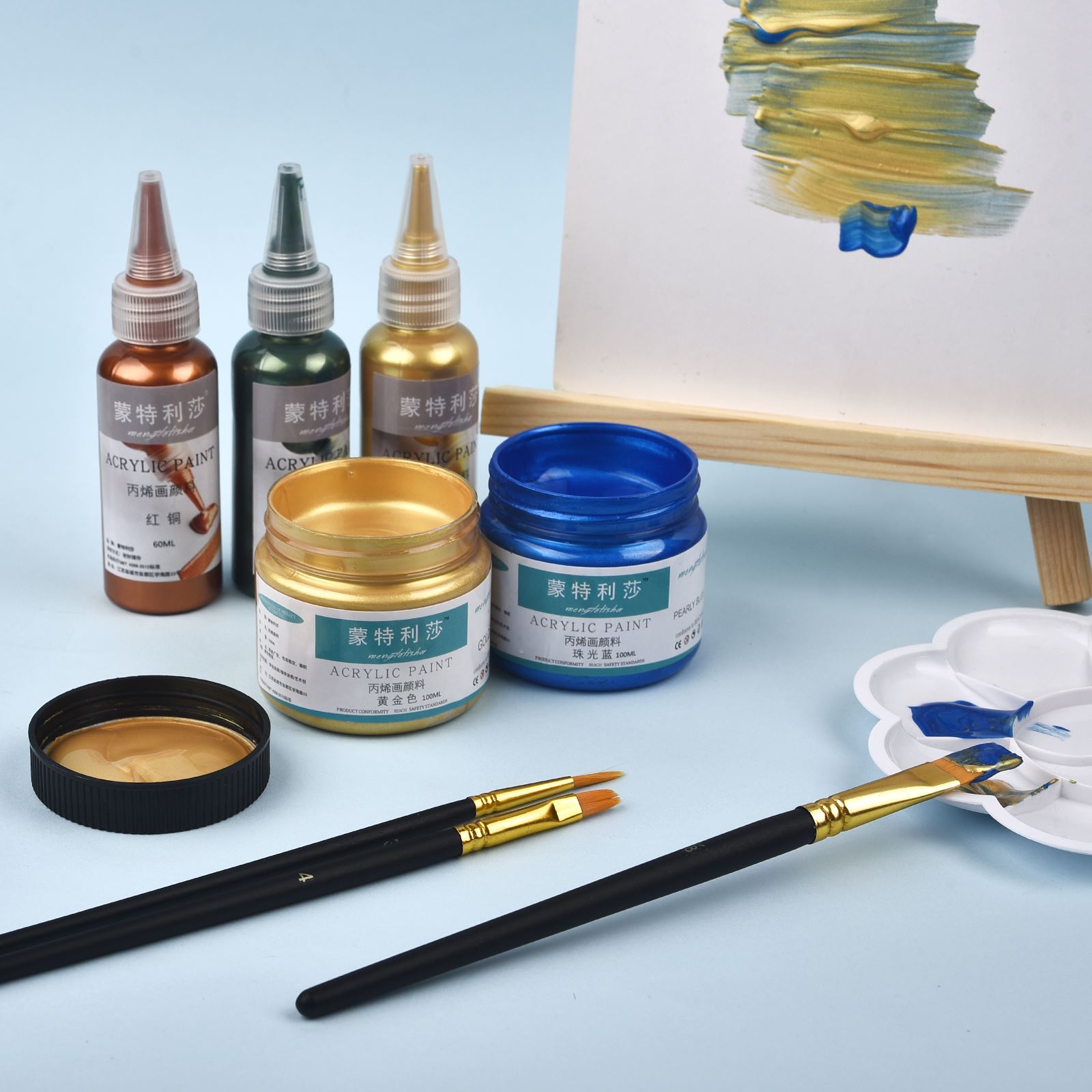 7 Colors 60ml/Bottle Metallic  - Resin Art And Jewelry recension och pris
