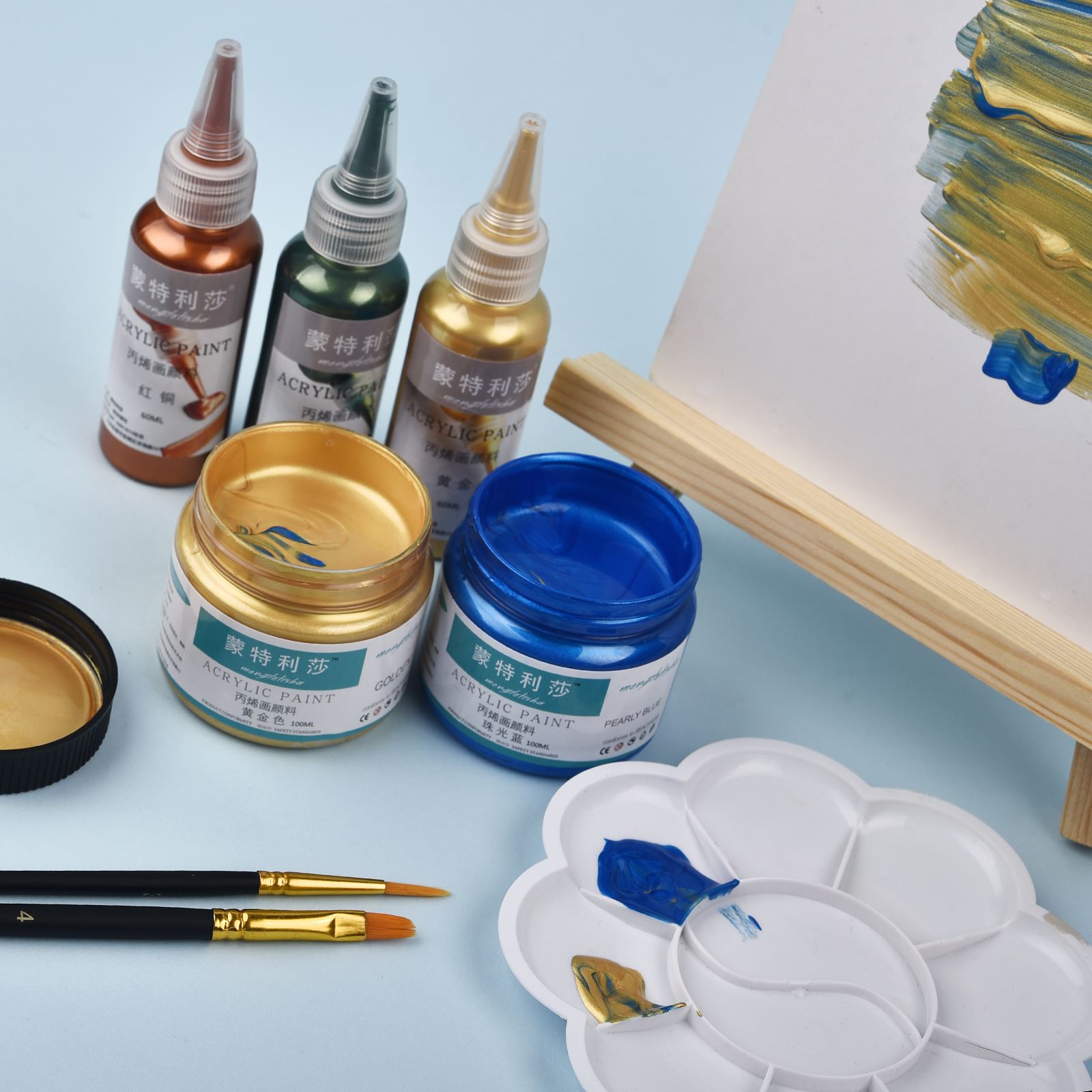 7 Colors 60ml/Bottle Metallic  - Resin Art And Jewelry recension och pris