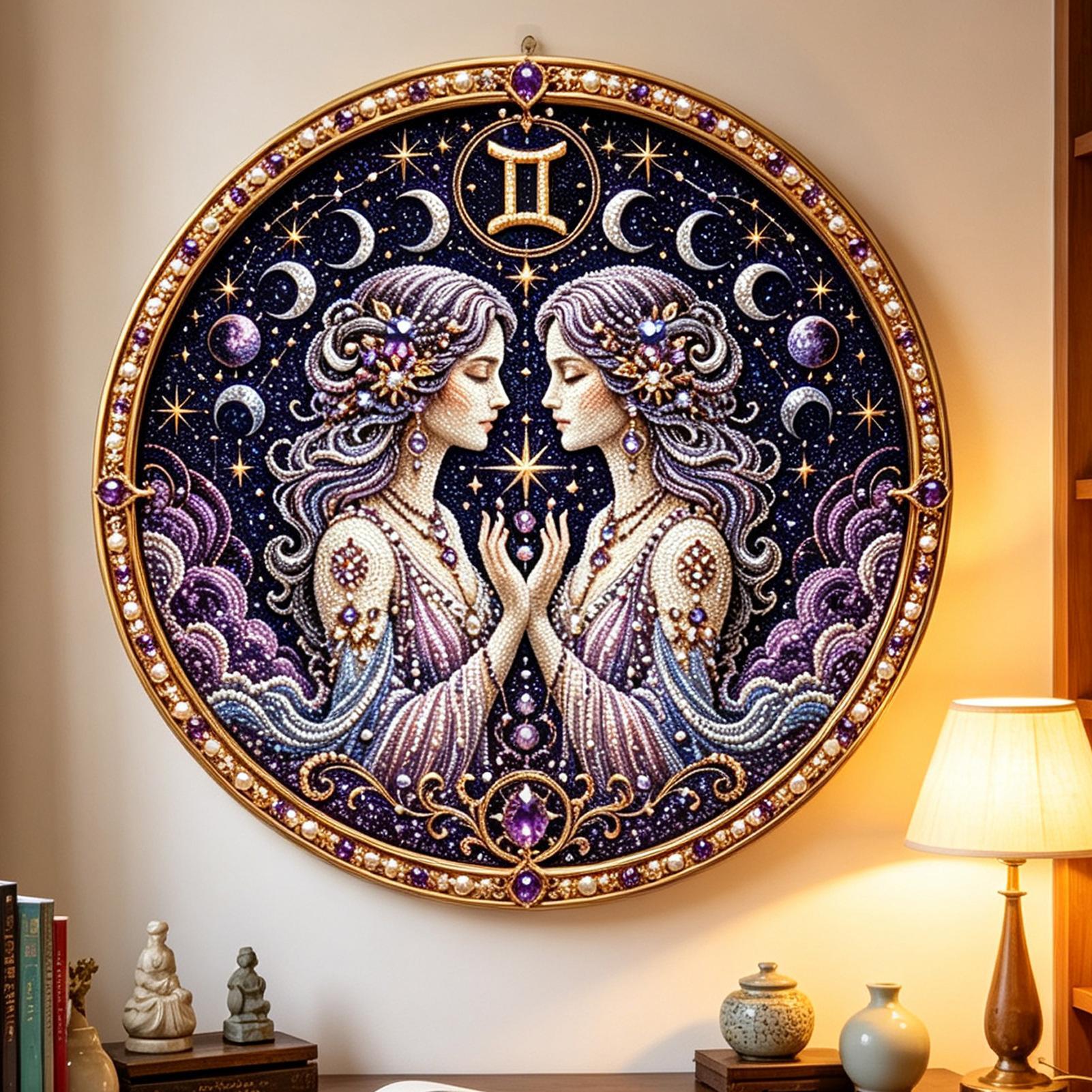 12 Zodiacs Signs Pearl Art Kit - Resin Art Supplies recension och pris