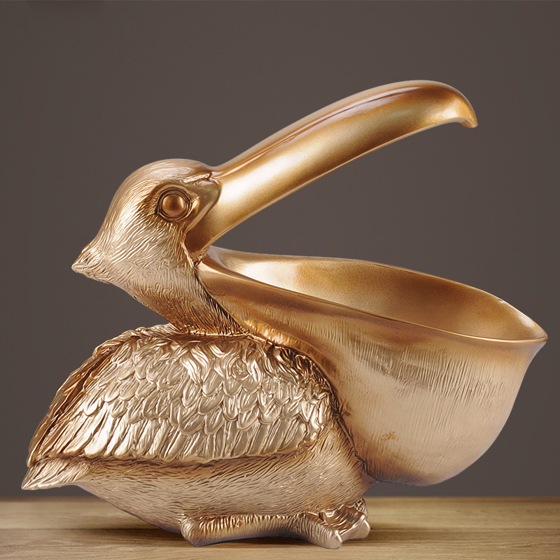‌Toucan Pelican Figurine, Key  - Resin Art Unique Ideas recension och pris