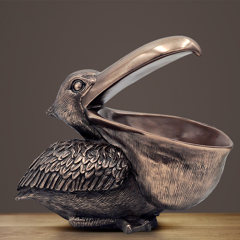 ‌Toucan Pelican Figurine, Key  - Resin Art Unique Ideas recension och pris