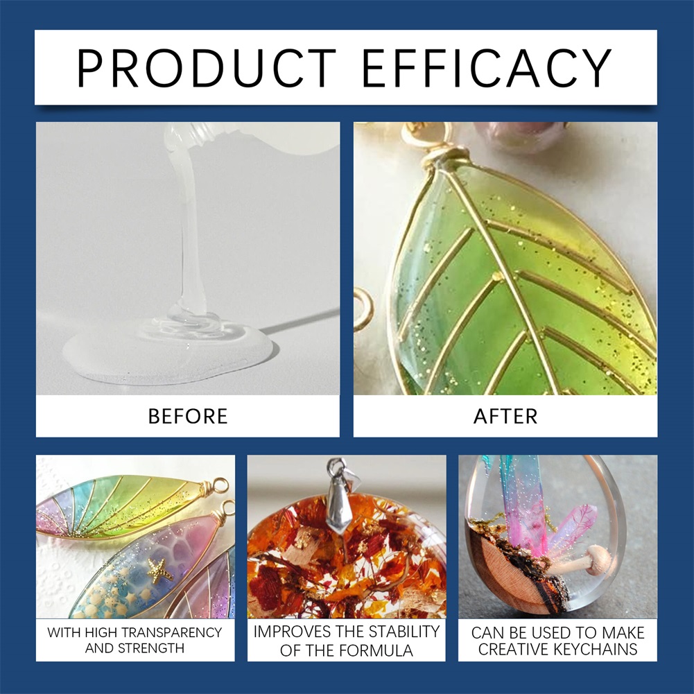 DIY Crystals Clear Epoxys Resi - Resin Art Kit With Molds recension och pris