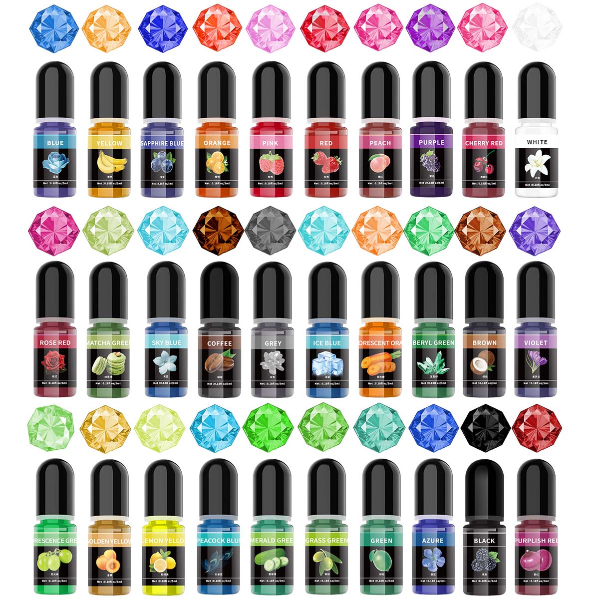 5ml/Bottle Epoxy Resin Pigment - Resin Art And Jewelry recension och pris